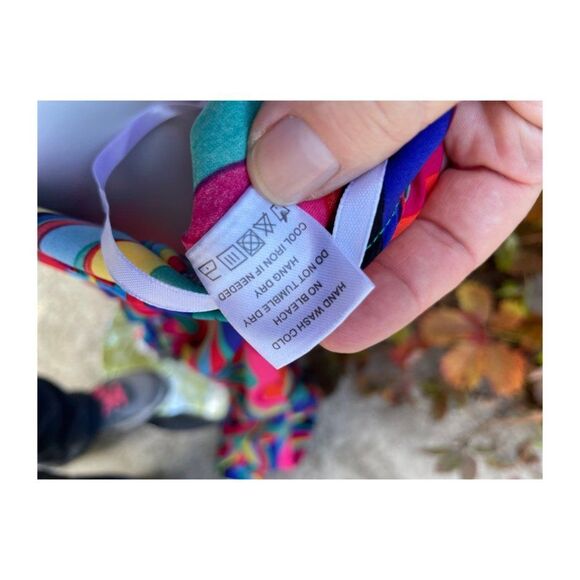 Superdown Tamera Multicolor Rainbow Trousers Pants High Waist Sz XL - Picture 16 of 16